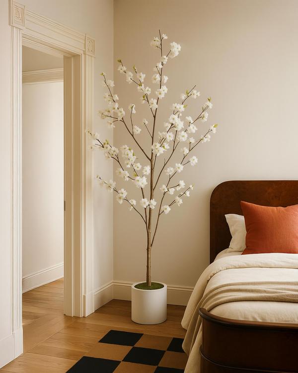 Japanse bloesem wit 225 cm kunstplant