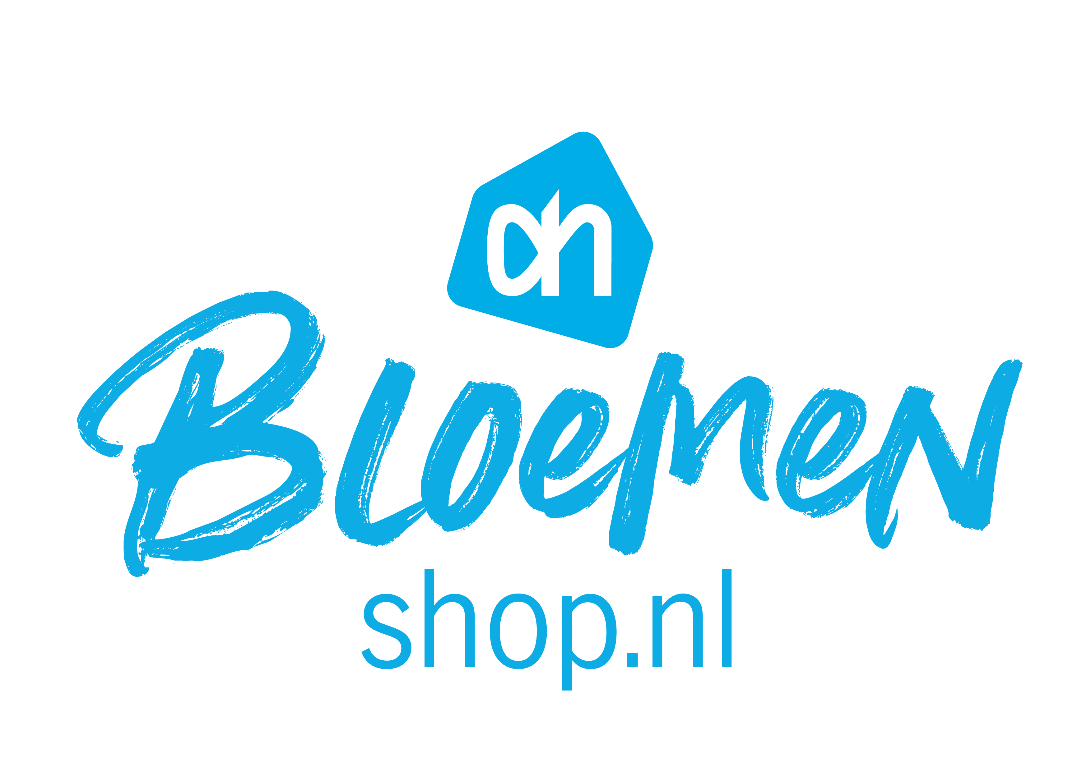 Bloemen shop logo die dient als home knop
